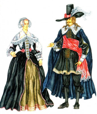 3  мужской и женский нидерландский костюм 17 века.jpg