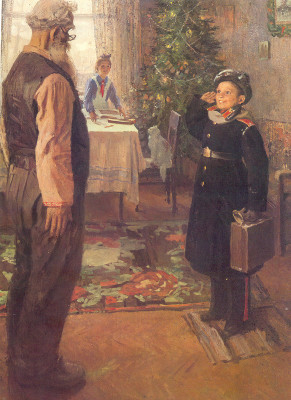Федор Решетников «Прибыл на каникулы», 1948.jpg